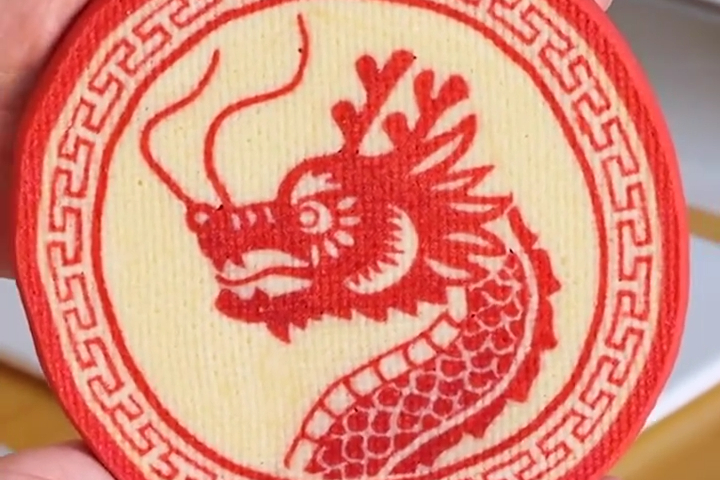 Làm Bánh Quy Hình Rồng Cắt Giấy